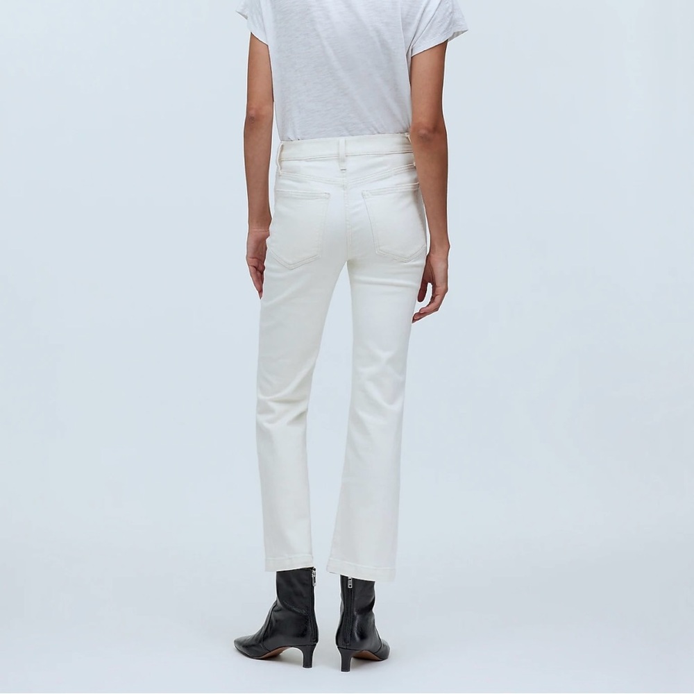 NWT Madewell Petite Mid-Rise Kick Out, Vintage Canvas, size 26 petite, 26P $148 - Picture 4 of 8